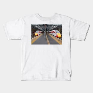 LNER Azumas at Kings Cross Kids T-Shirt